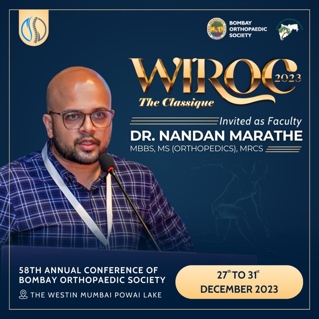 Wiroc 2023 Annual Conference of Bombay Orthopaedic Society - WIROC 2023