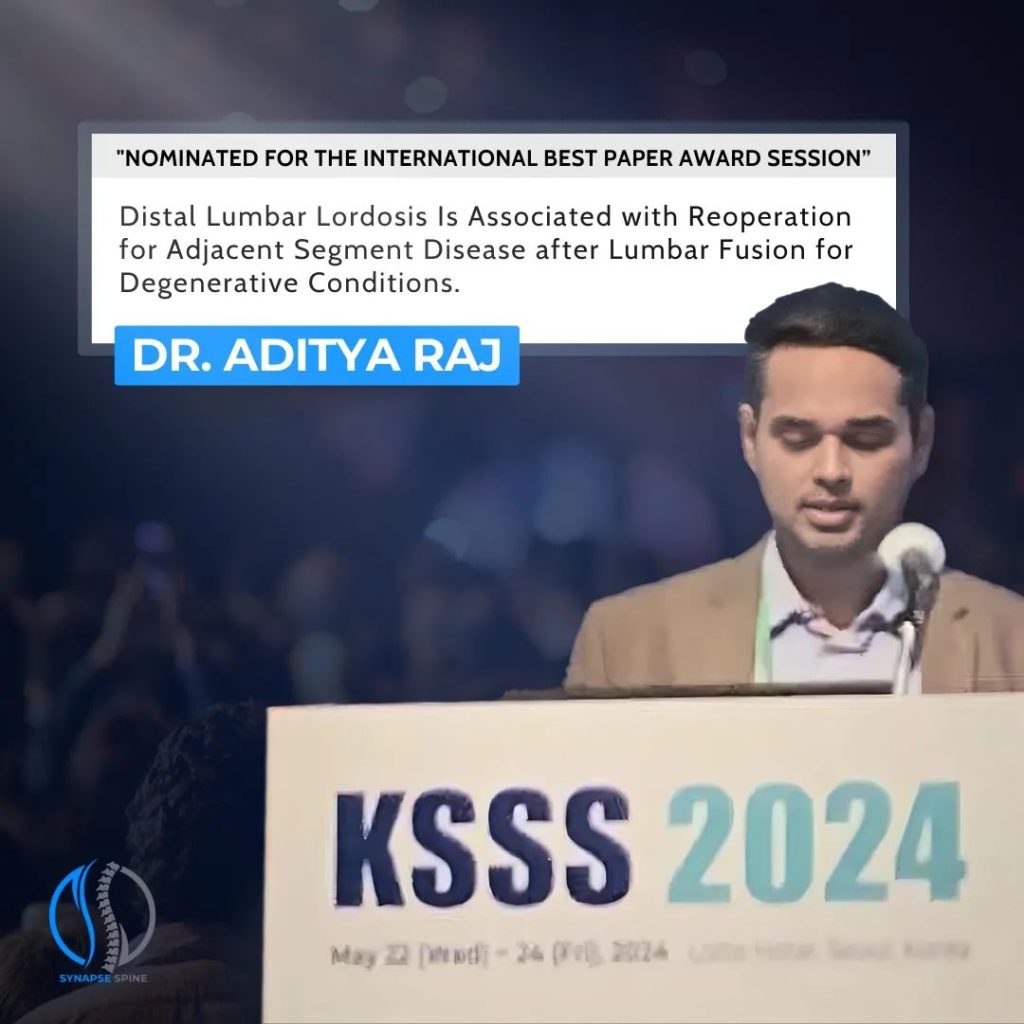 KSSS Dr. Aditya Raj Korean Society of Spine Surgery Conference 2024 (KSSS)