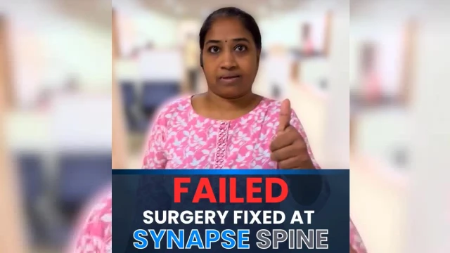 Failed Surgery Fixed at Synapse Spine