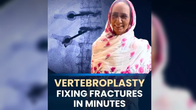 Vertebroplasty Fixing Fractures in Minutes