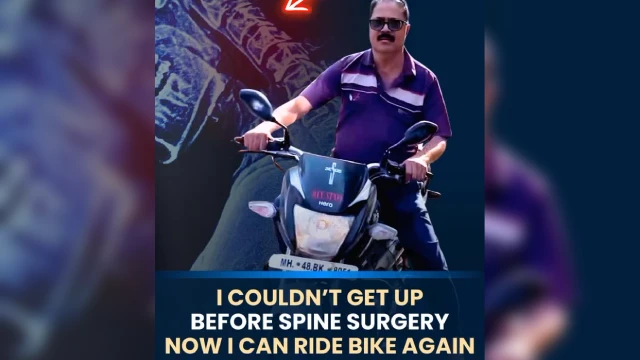 I Couldn’t Get up before spine surgery now i can ride bike again