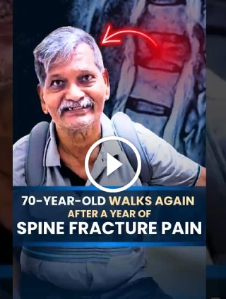 70 Year Old Walks Again After a Year Of Spine Fracture