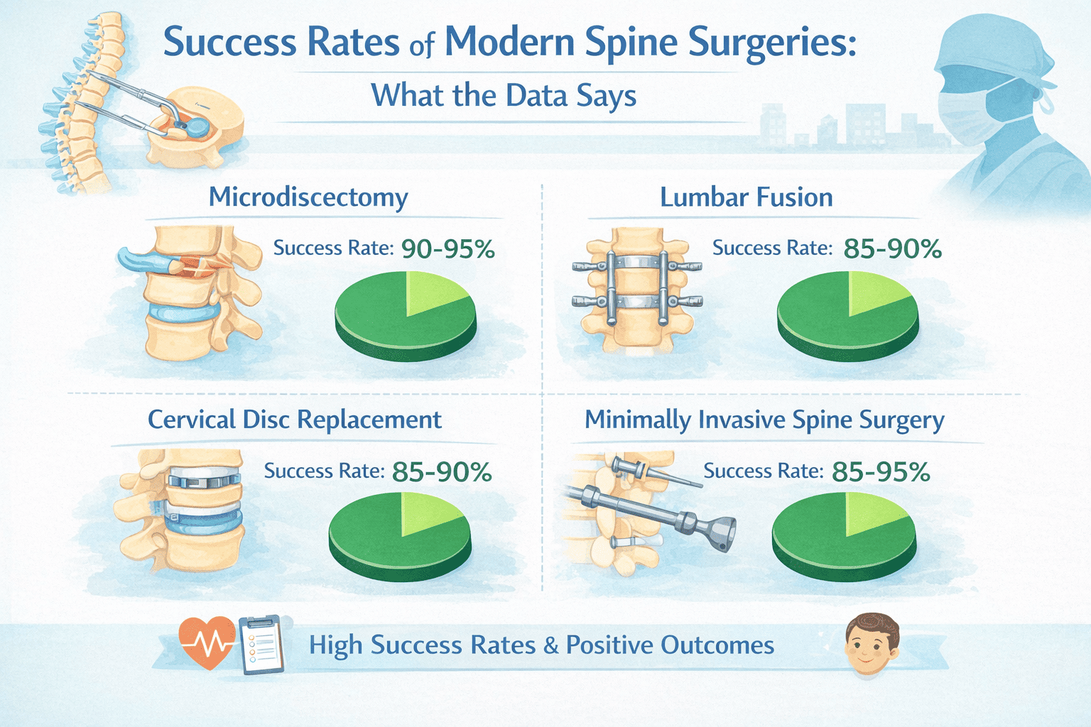 Success Rates of Modern Spine Surgeries: What the Data Actually Says Success Rates of Modern Spine Surgeries: What the Data Actually Says