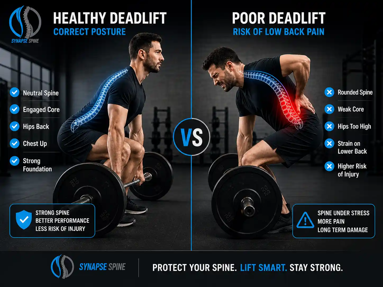 spine injury from gym