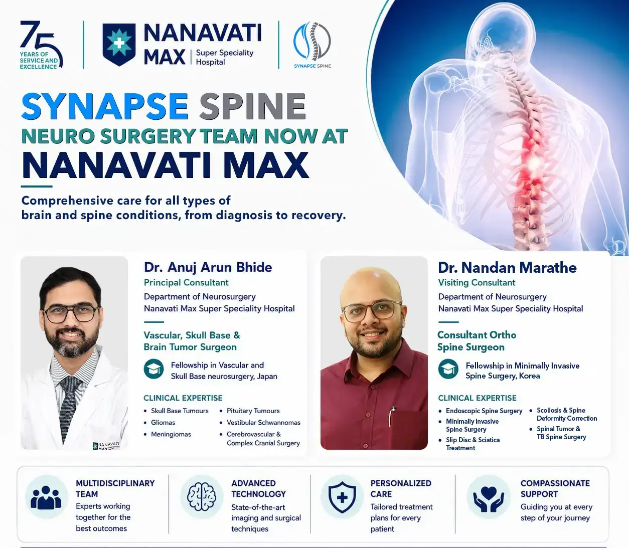 Synapse Spine Nanavati Max1 Synapse Spine Nanavati Dr. Anuj Bhide - Neuro & Spine Surgeon At Nanavati Max